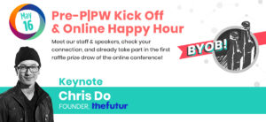 Pre-conference Kick Off and Online Happy Hour with a keynote by Chris Do