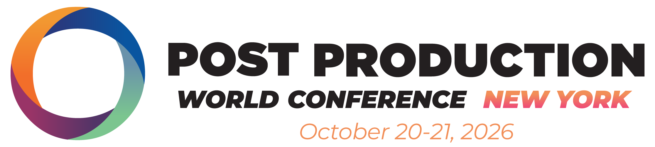 Post Production World Conference - New York. October 20-21, 2026